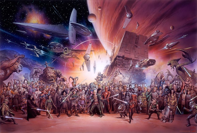 Star Wars Anniversary poster