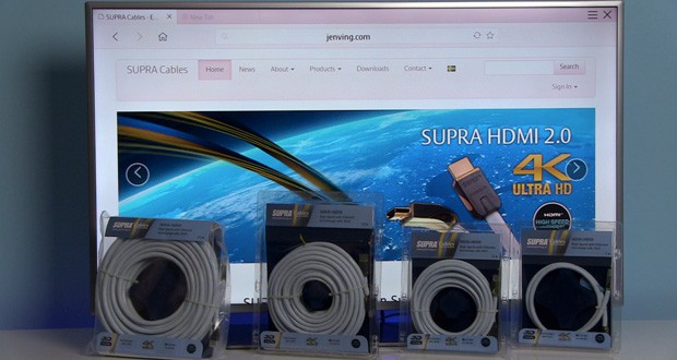 Supra HDMI-HDMI 2.0 UHD4K 8m · Câble HDMI · HomeCinéSolutions